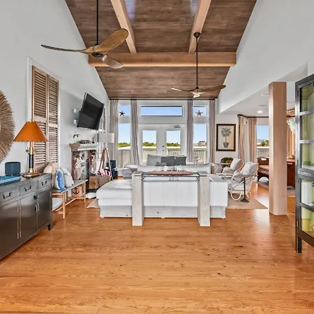 Stunning Waterfront Home With Private Pier And Sunset Views